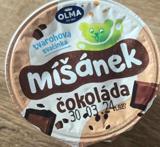 Fotografie - Míšánek tvarohová svačinka čokoláda Olma