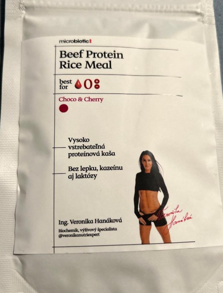 Fotografie - Beef Protein Rice Meal Choco & Cherry microbiotic