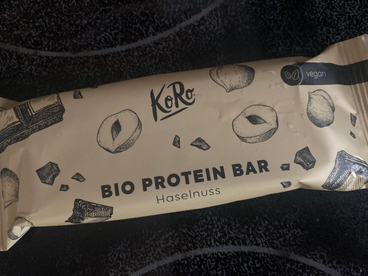 Fotografie - Bio protein bar haselnuss KoRo