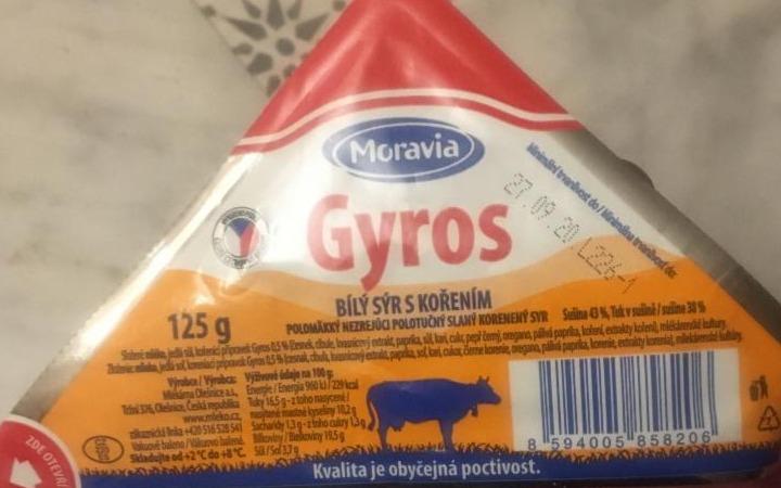 Fotografie - Gyros korenený biely syr Moravia