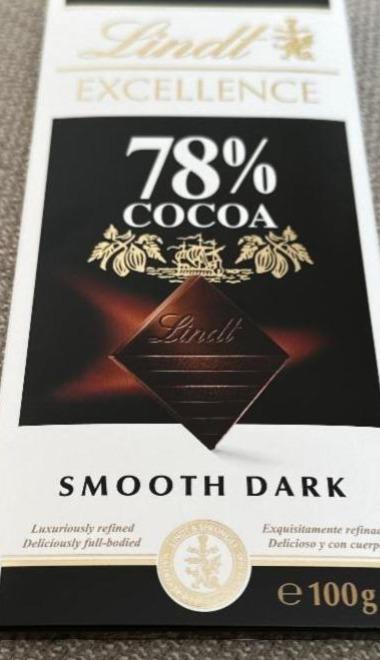 Fotografie - Excellence 78% cocoa Lindt