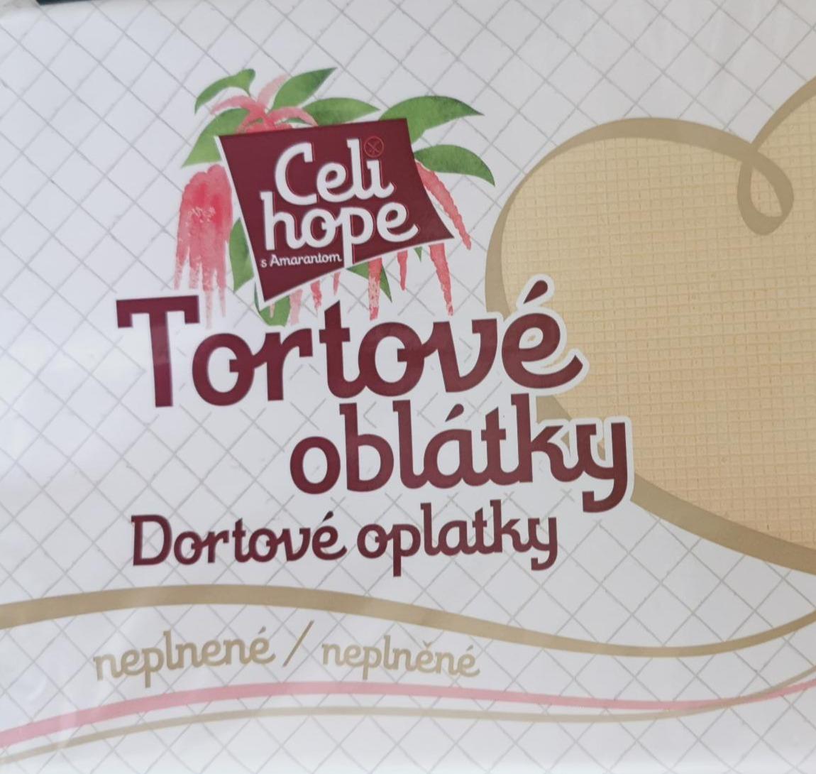 Fotografie - Tortové oblátky neplnené Celi hope