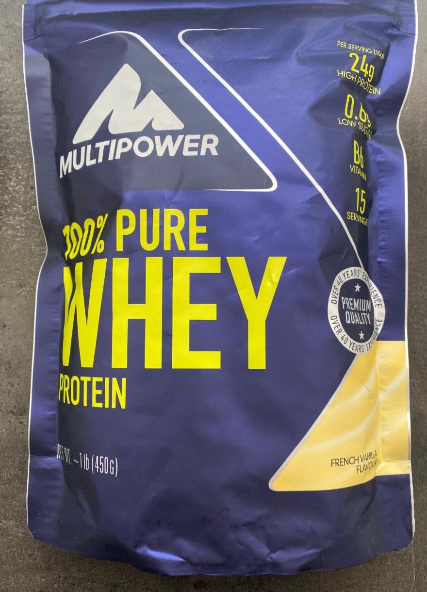 Fotografie - 100% Pure Whey Protein French Vanilla Multipower