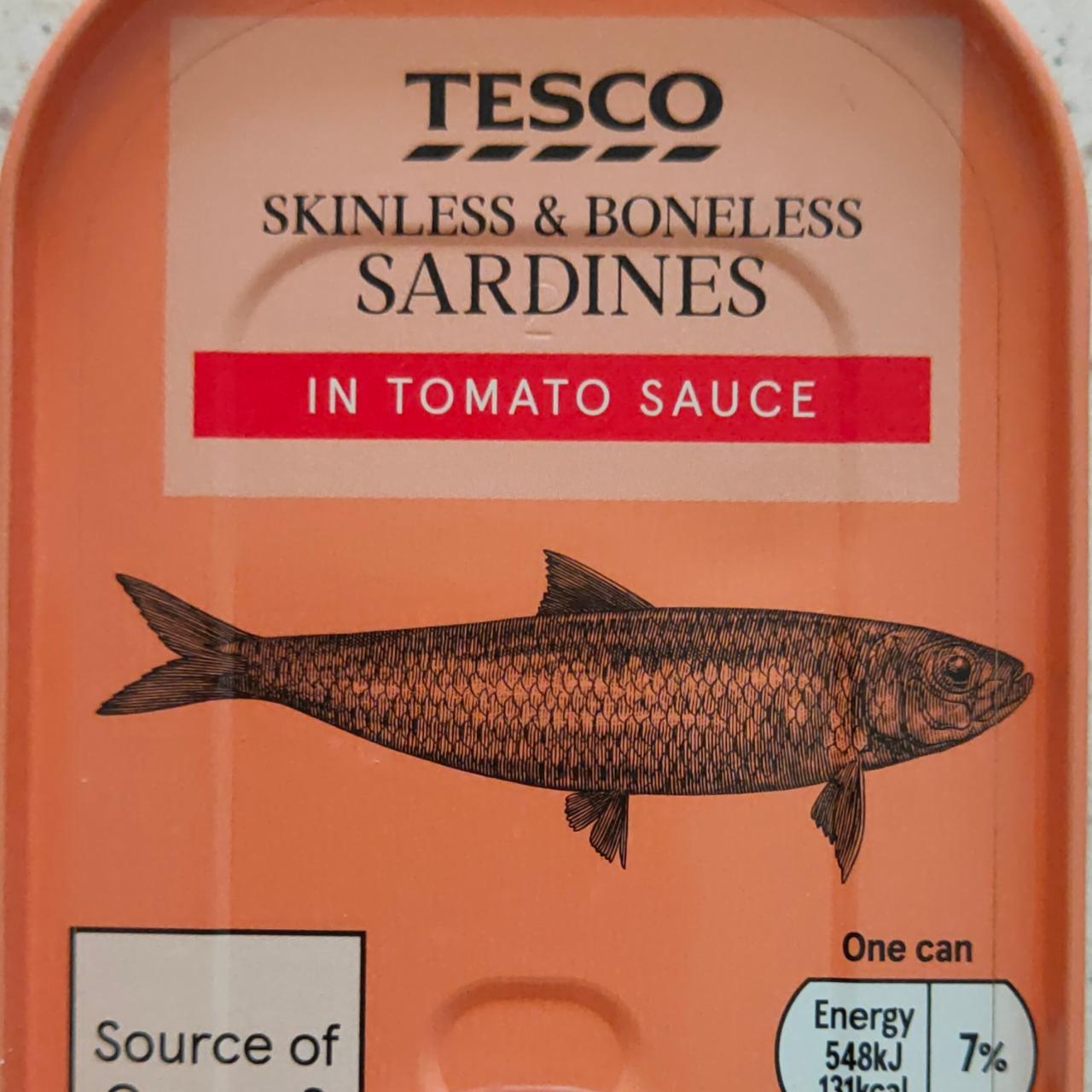 Fotografie - Sardines in tomato sauce Tesco