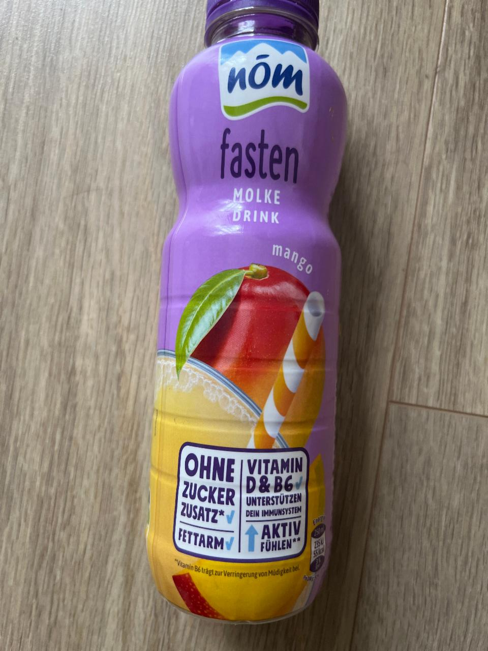 Fotografie - Fasten Molke Drink Mango Nōm