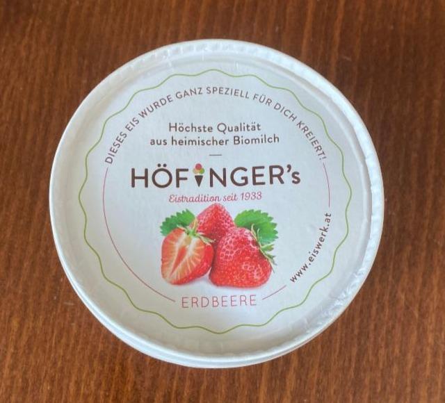 Fotografie - Höfinger’s sorbet jahoda