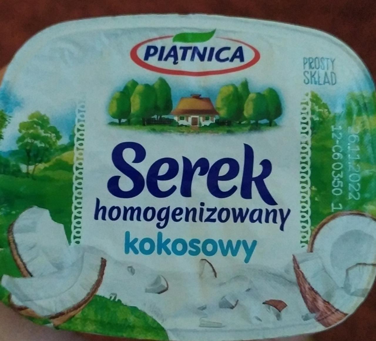 Fotografie - Serek homogenizowany kokosowy Piątnica