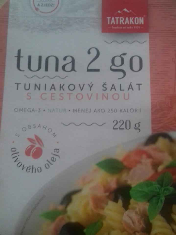 Fotografie - Tuna 2 go tuniakový šalát s cestovinou Tatrakon