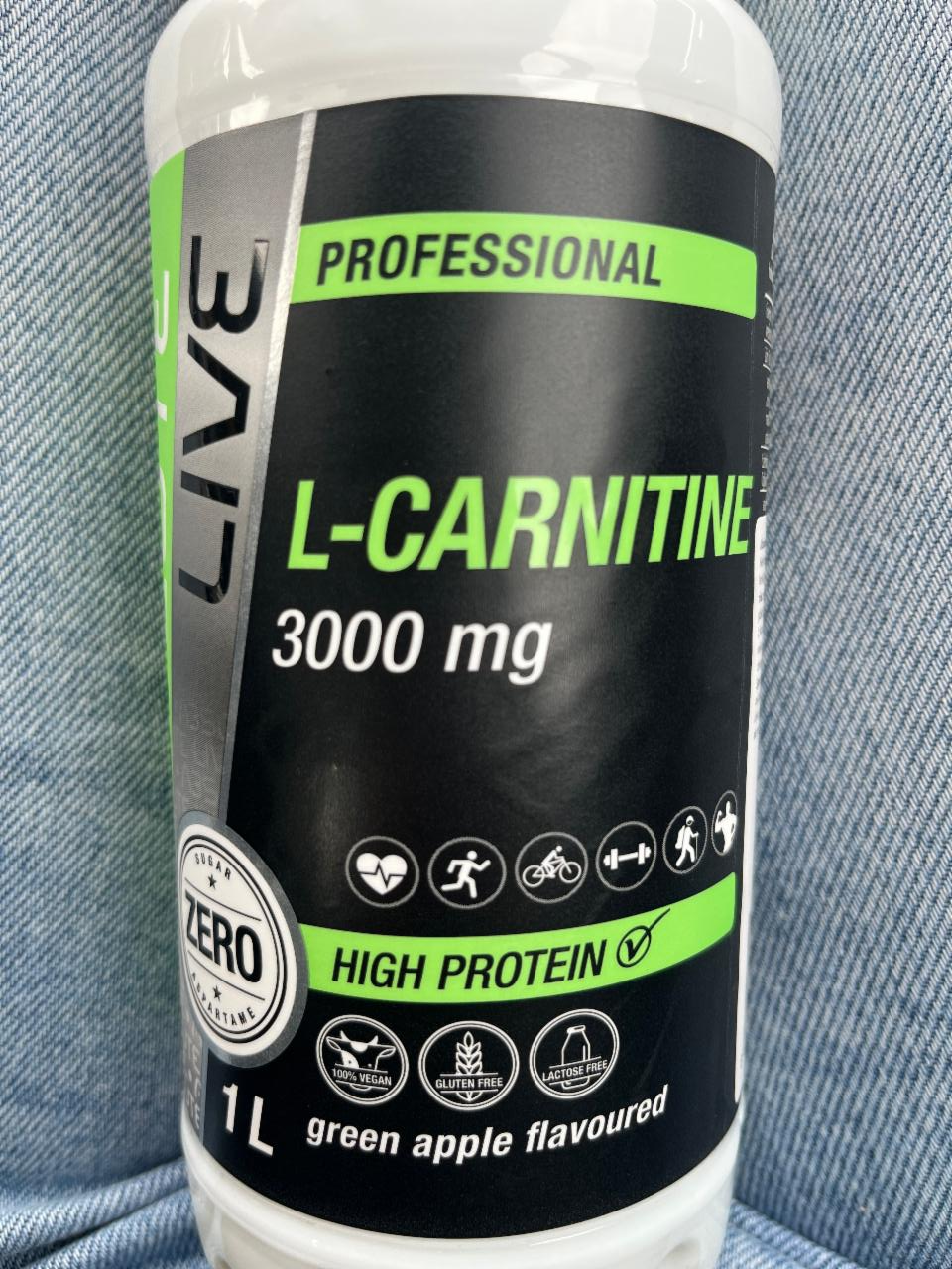 Fotografie - L-Carnitine 3000mg green apple Absolute Live