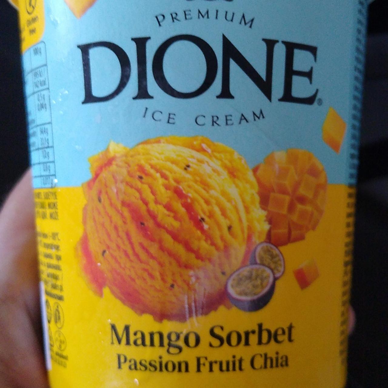 Fotografie - Ice cream Mango Sorbet Dione