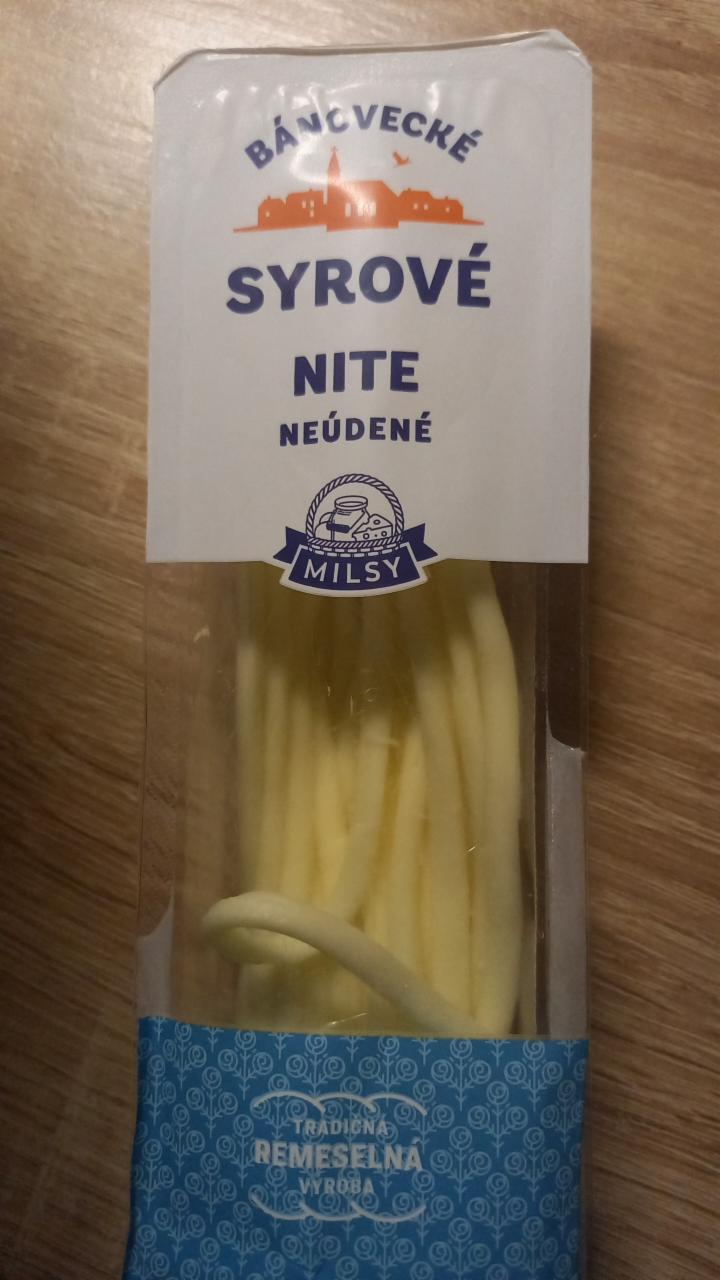 Fotografie - Milsy Bánovecké syrové nite neúdené