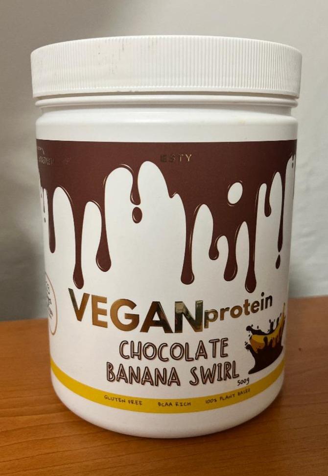 Fotografie - Vegan protein Chocolate Banana Swirl Esty