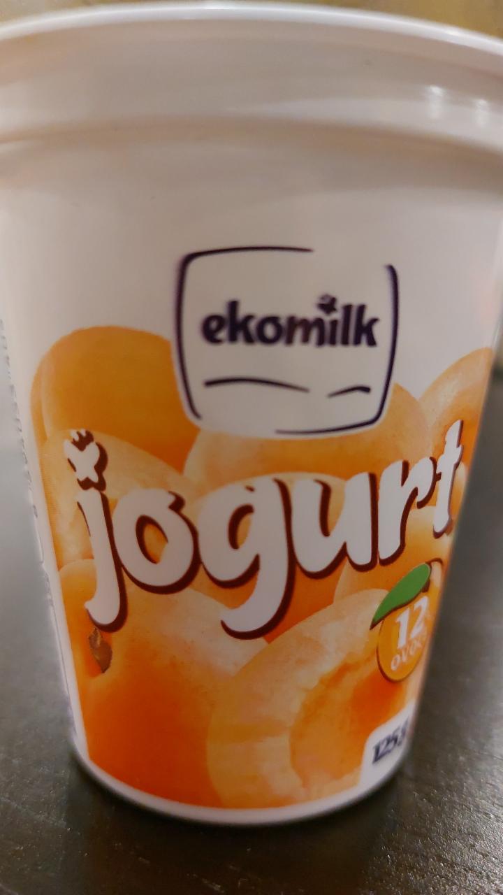 Fotografie - jogurt meruňkový Ekomilk