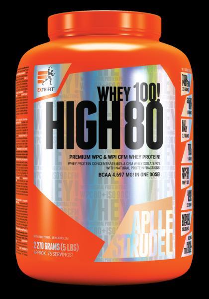 Fotografie - HIGH 80 apple strudel Extrifit Whey 100