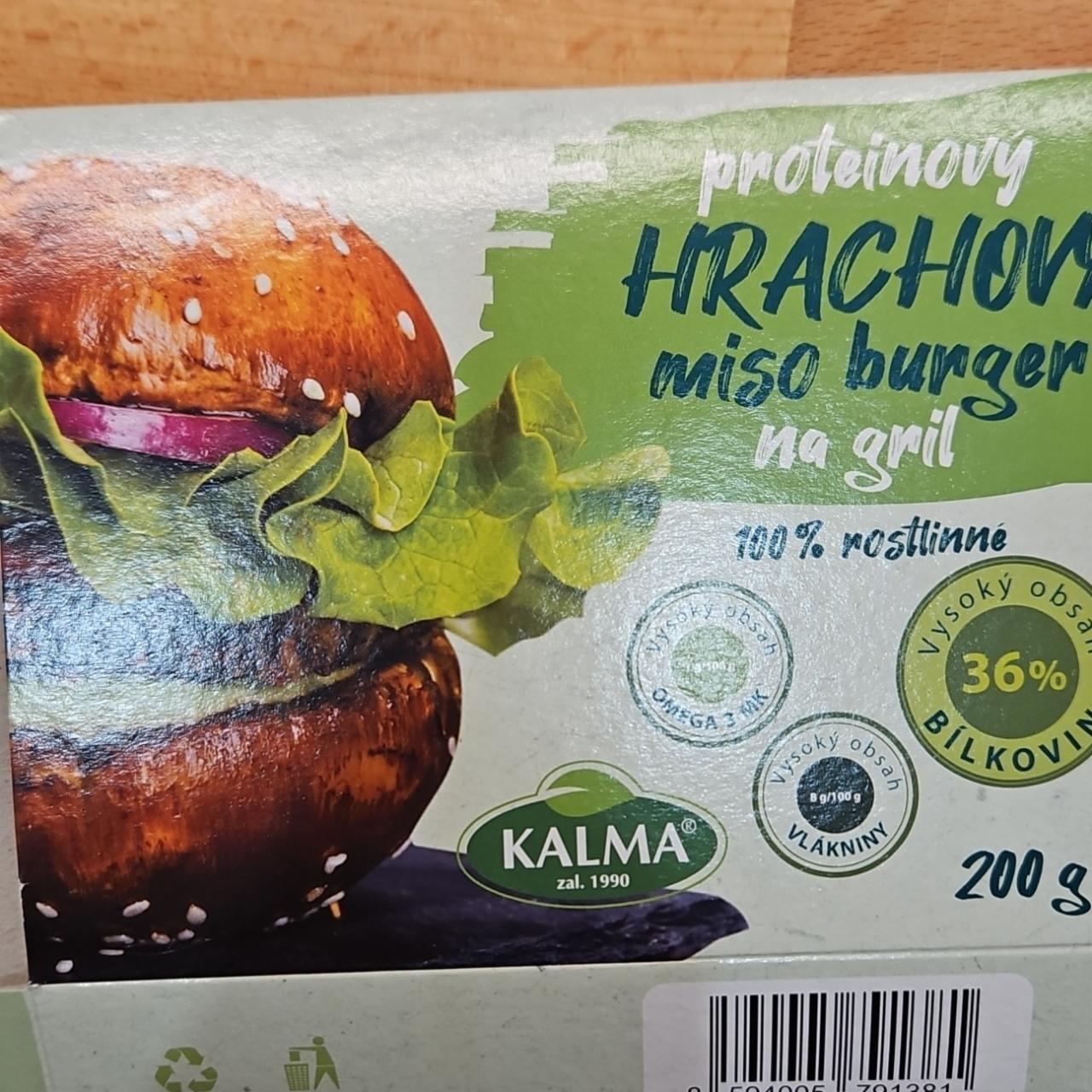Fotografie - Proteinový hrachový miso burger Kalma