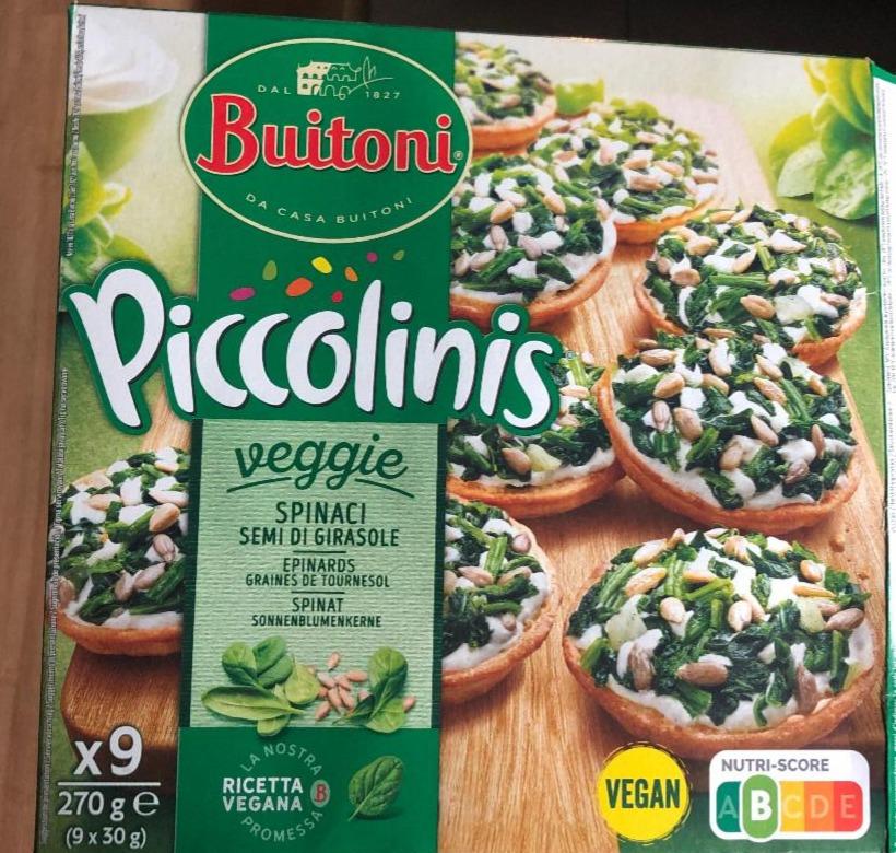 Fotografie - Piccolinis veggie Spinaci Semi di girasole Buitoni