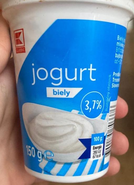 Fotografie - Jogurt biely 3,7% K-Classic