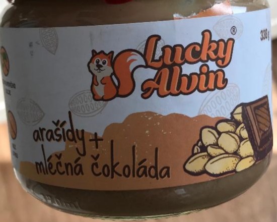 Fotografie - Arašídy + Mléčná čokoláda Lucky Alvin
