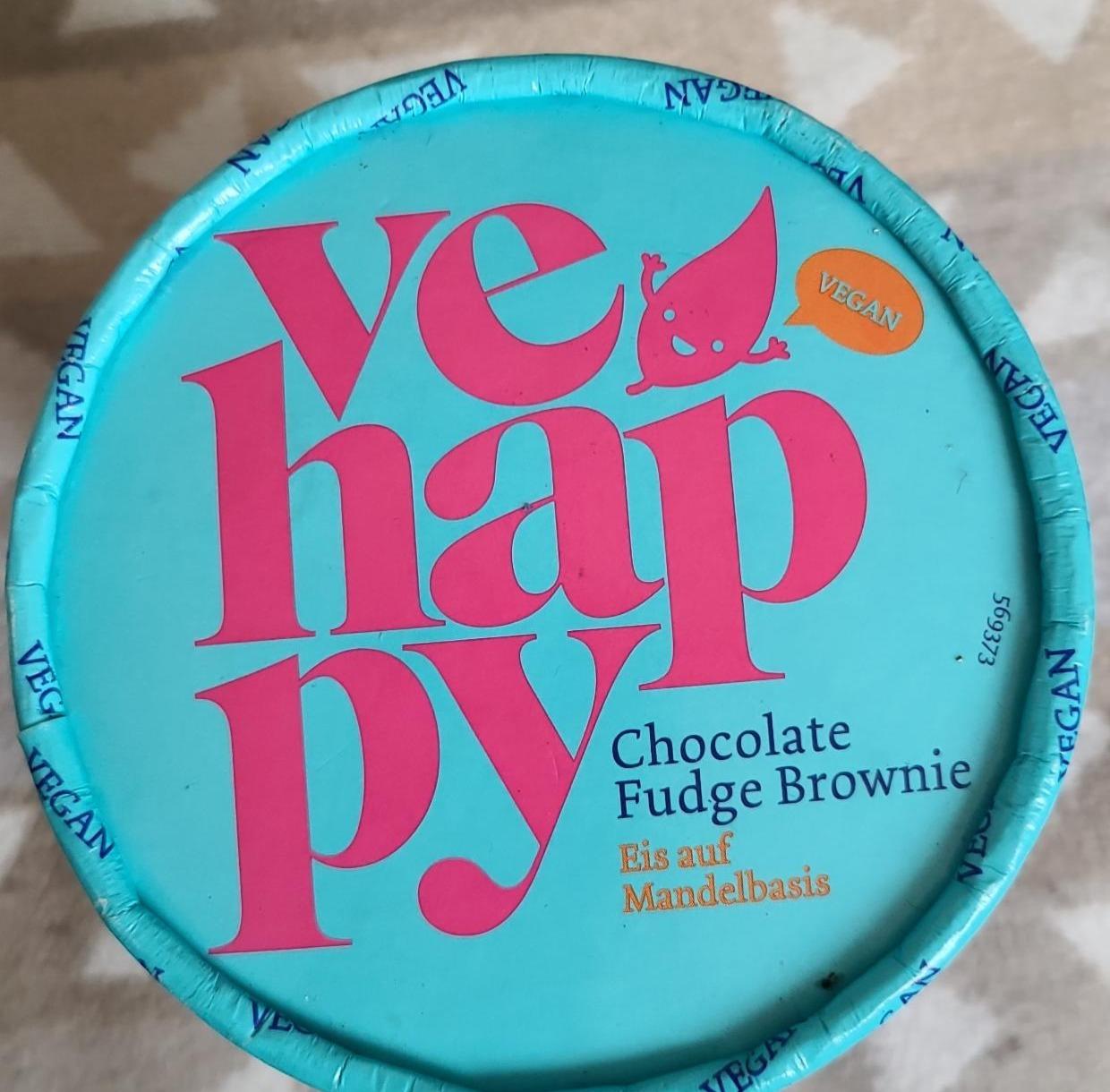 Fotografie - Chocolate Fudge Brownie Eis auf Mandelbasis VeHappy