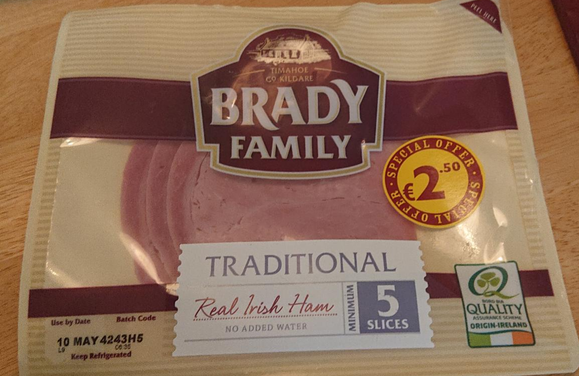 Fotografie - Brady Family Traditional Real Irish ham