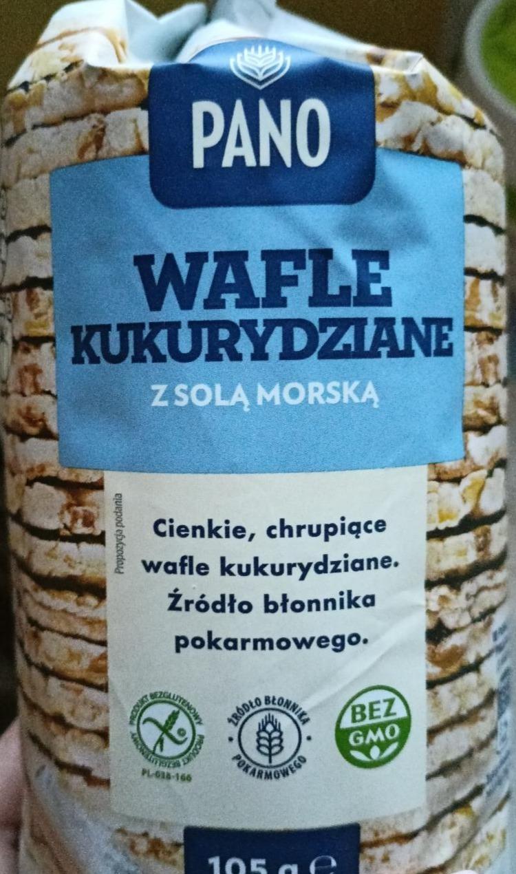 Fotografie - Wafle kukurydziane z solą morską Pano