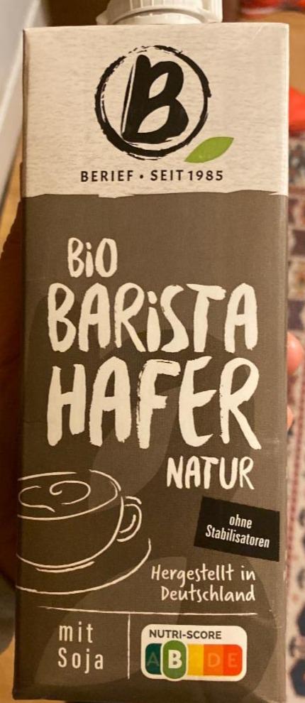 Fotografie - Bio Barista Hafer Natur ovseny napoj