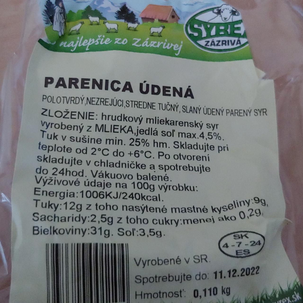 Fotografie - Parenica údená Syrex