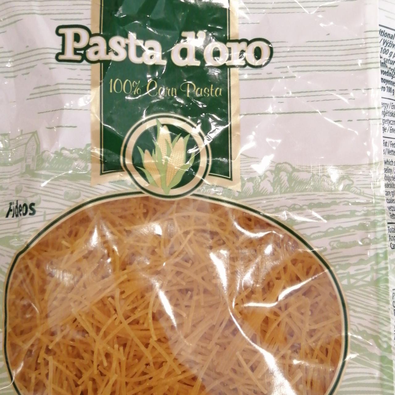 Fotografie - Pasta d'Oro 100% Corn Pasta Fideos SamMills