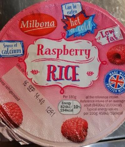 Fotografie - Raspberry Rice Milbona