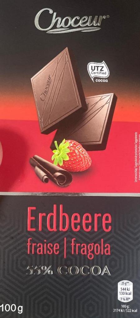 Fotografie - Choceur erdbeere 55% cocoa