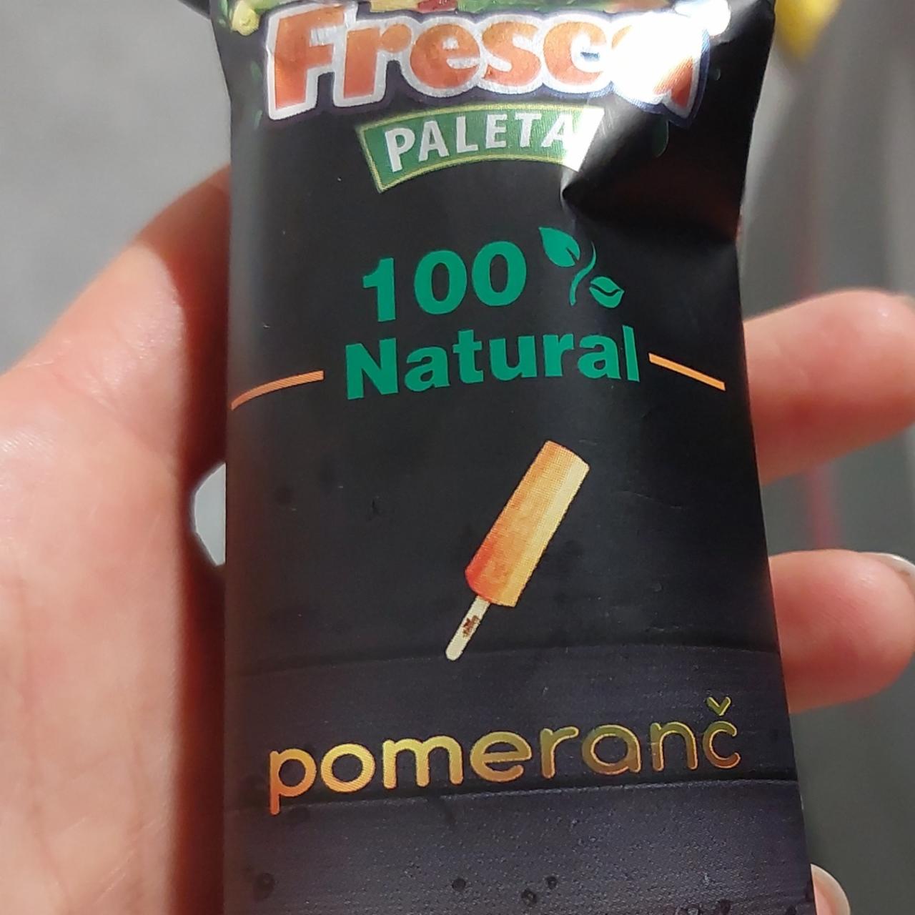 Fotografie - paleta pomaranč Freesca