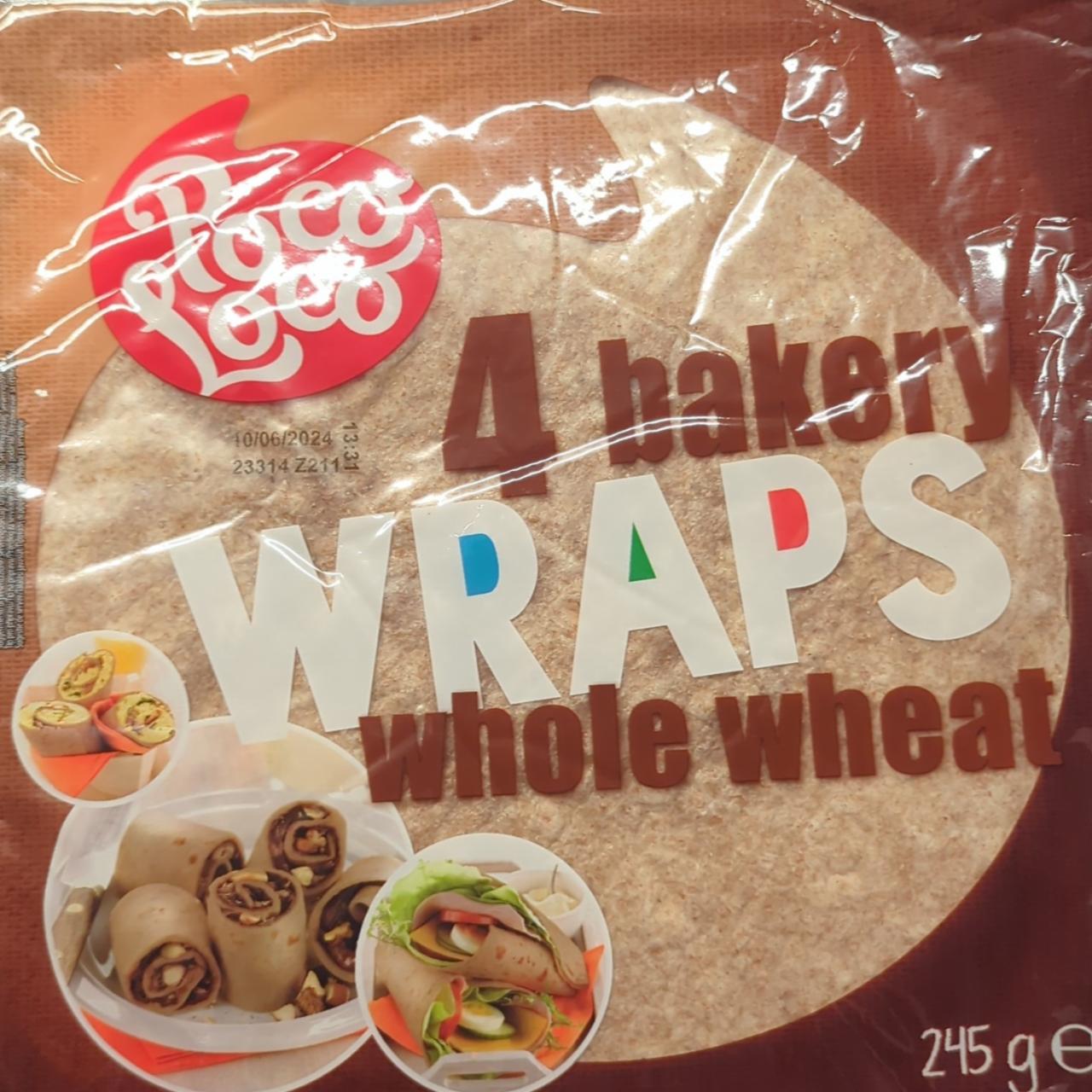 Fotografie - 4 bakery Wraps whole wheat Poco Loco