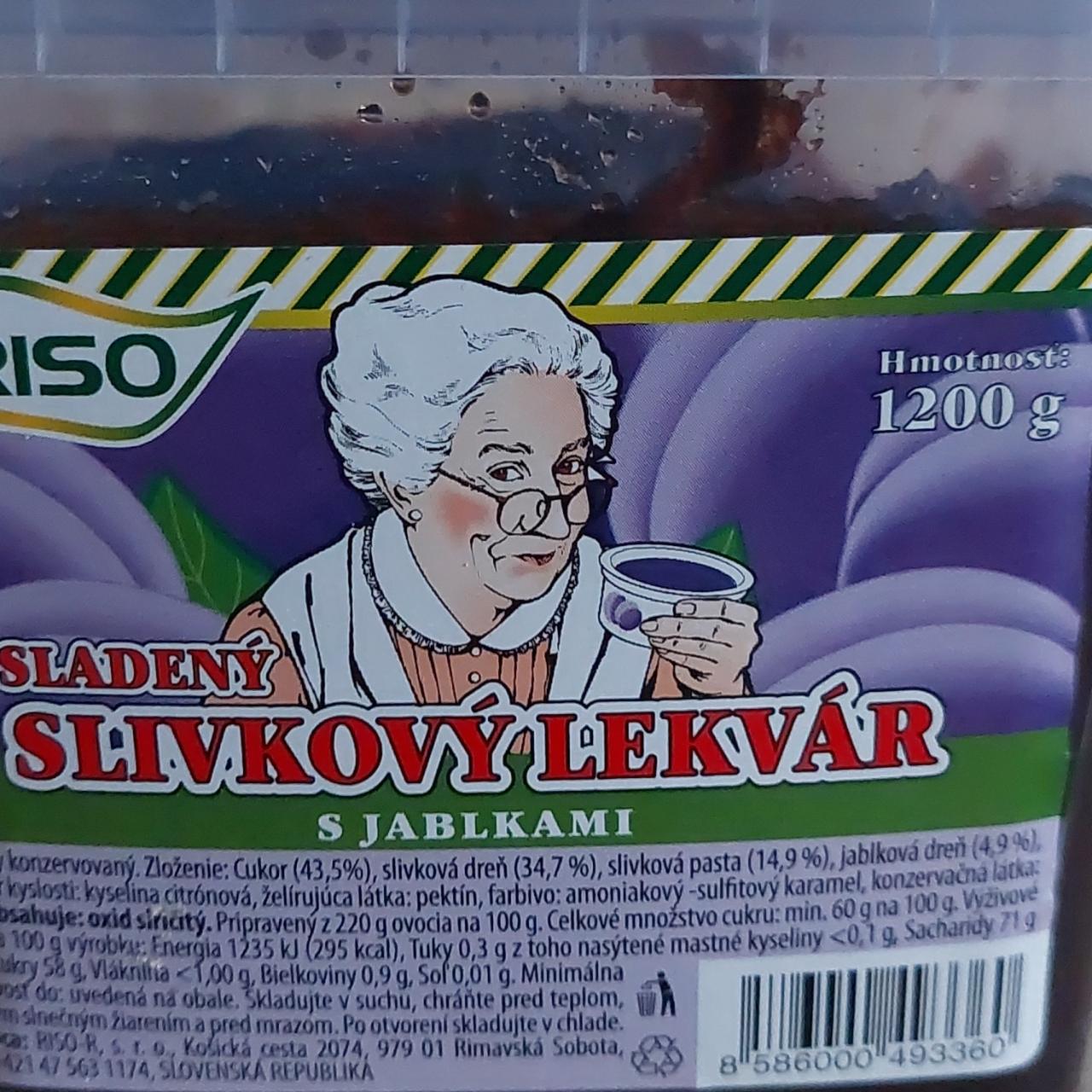 Fotografie - Sladený Slivkový lekvár s jablkami Riso