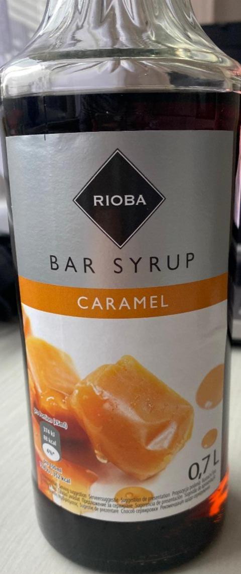 Fotografie - Bar Syrup Caramel Rioba