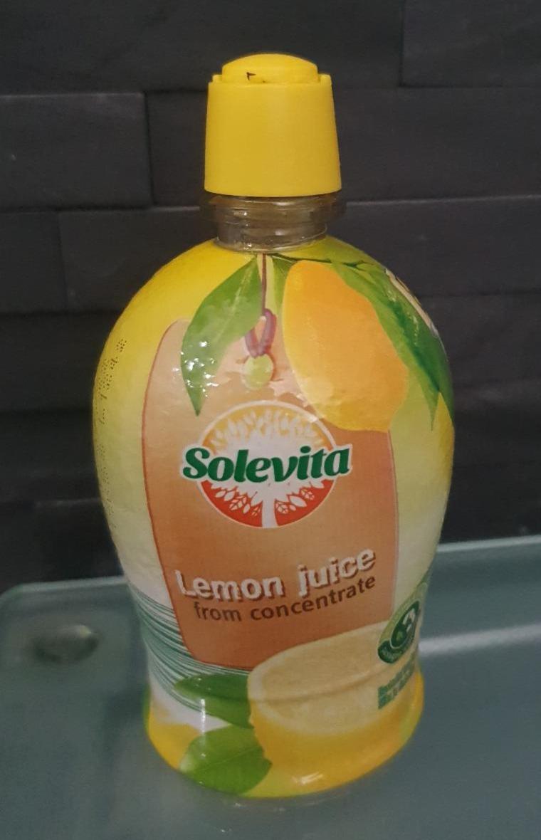 Fotografie - Lemon juice from concentrate Solevita