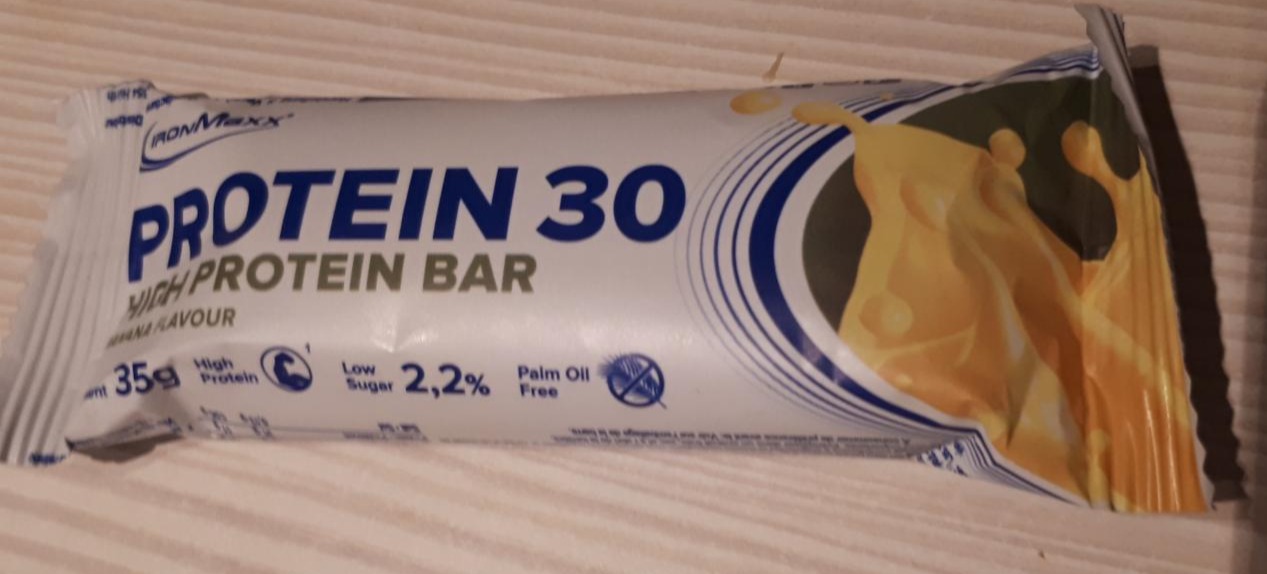 Fotografie - Protein 30 High protein bar Banana