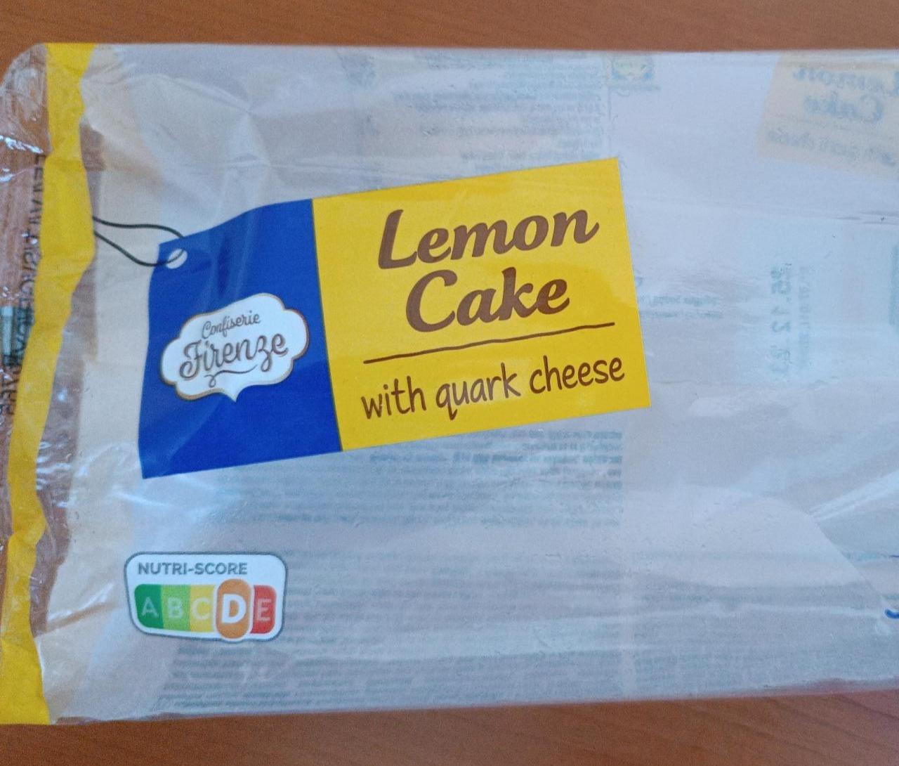 Fotografie - Lemon Cake with quark cheese Confiserie Firenze