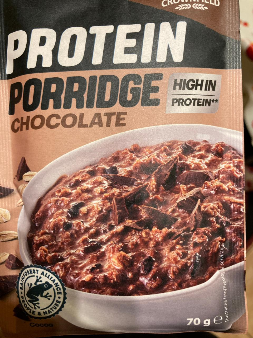 Fotografie - Protein Porridge chocolate Crownfield