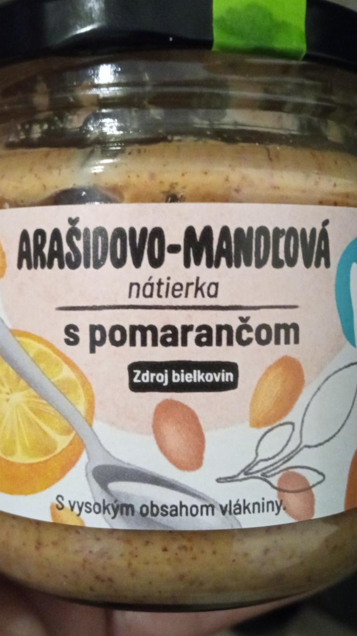 Fotografie - Arašidovo-mandľová nátierka s pomarančom