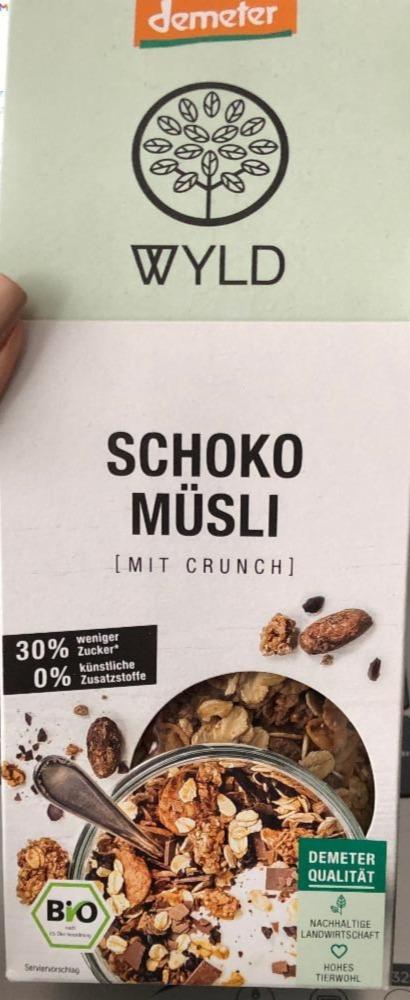 Fotografie - BIO Schoko müsli WYLD