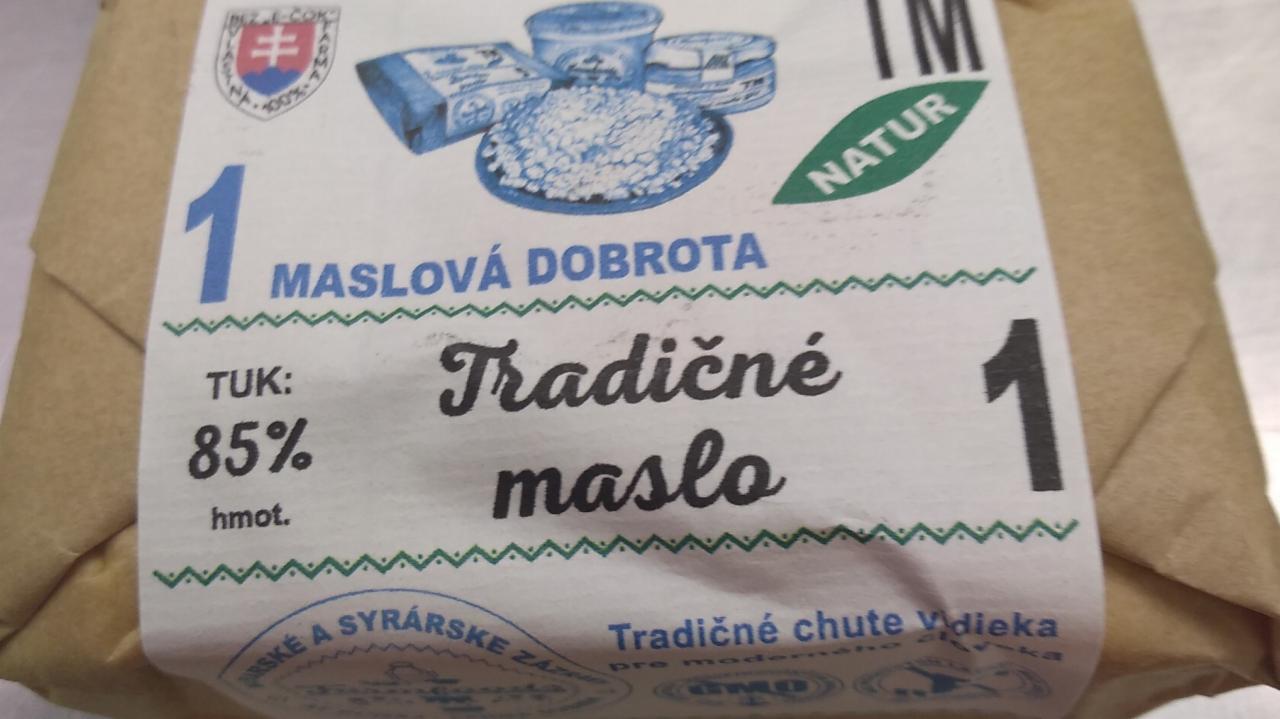 Fotografie - tradičné maslo 85% Maslová dobrota