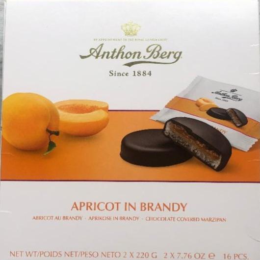 Fotografie - Apricot in brandy Anthon Berg