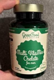 Fotografie - Multi VitaMin Chelate for men GreenFood