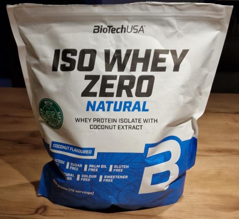 Fotografie - ISO whey zero natural biotech coconut BioTechUSA