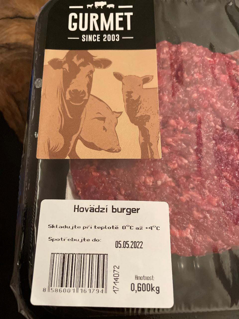 Fotografie - hovadzi burger Gurmet