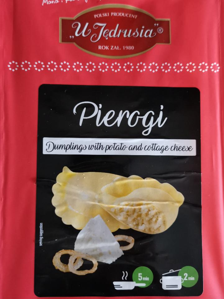 Fotografie - pierogi dumpling with potato and cottage cheese