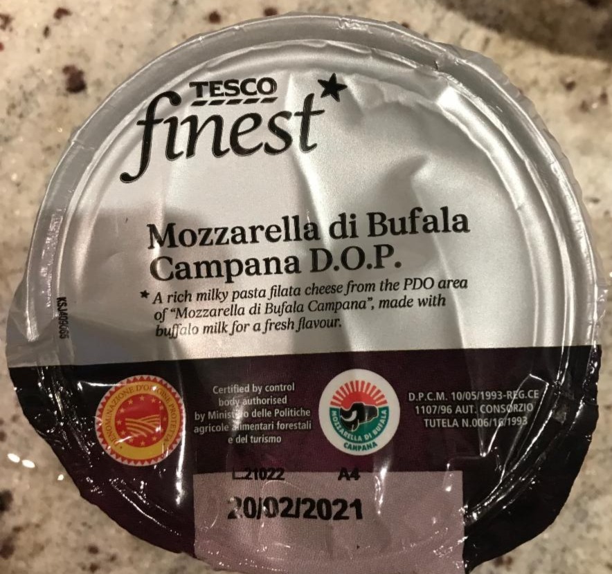 Fotografie - Mozzarella di bufala Campana D.O.P. Tesco Finest