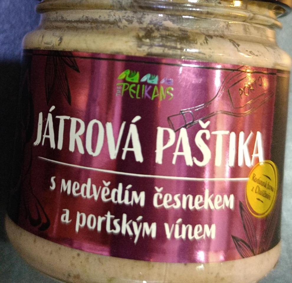 Fotografie - Játrová paštika s medvědím česnekem a portským vínem The Pelikans