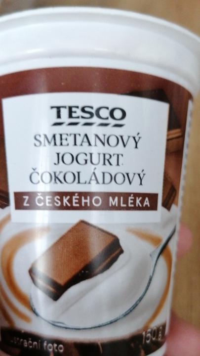 Fotografie - smotanový jogurt čokoládový Tesco