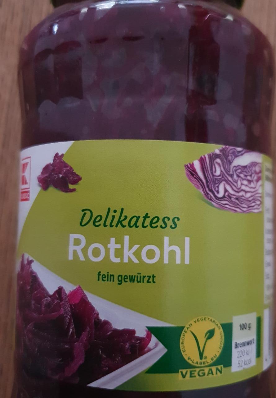 Fotografie - Delikatess Rotkohl fein gewürzt K-Classic